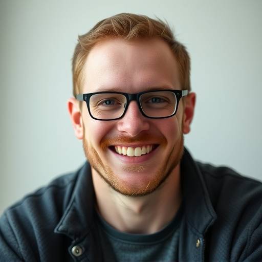 Portrett av Lars Hansen, en fornøyd student